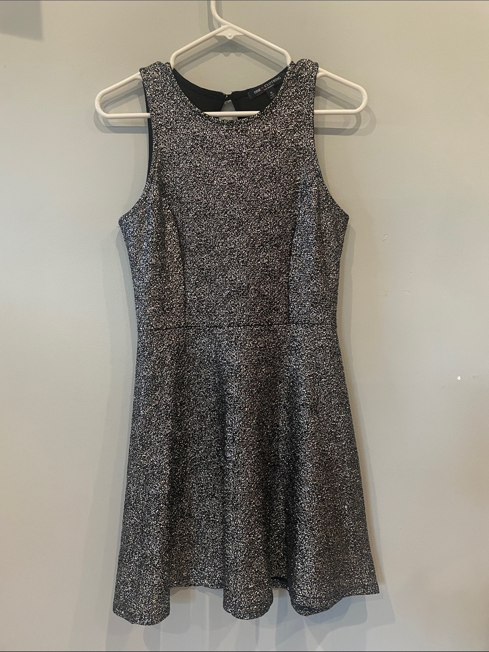 Sparkle Fit & Flare Dress - size small